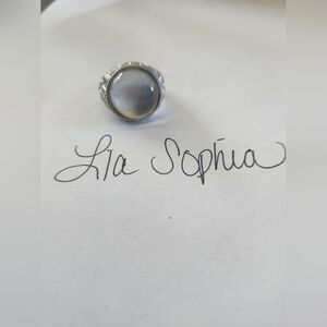 LIA SOPHIA Silver Pearl Ring